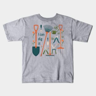 Gardeners can dig it! Kids T-Shirt